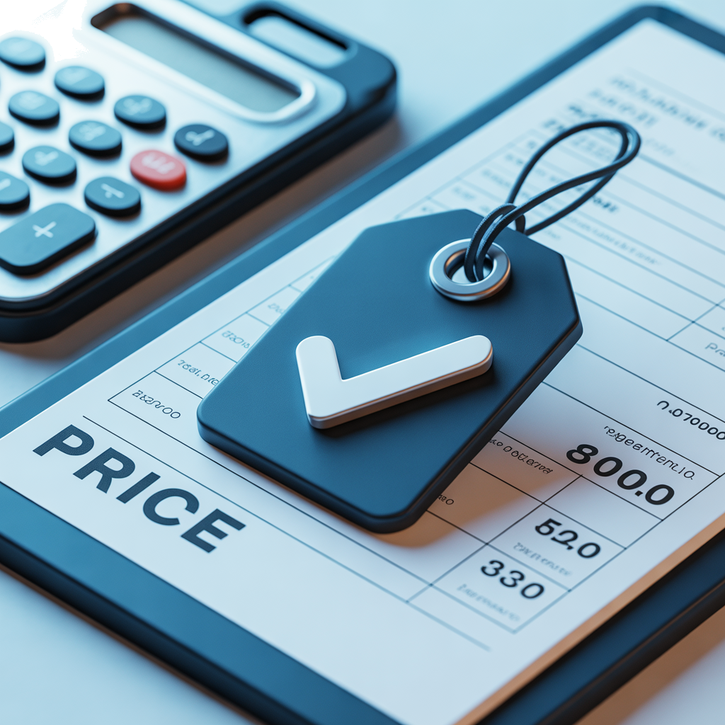 Icon representing fixed pricing